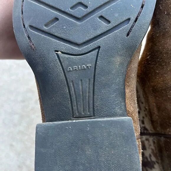 Ariat Sport Patriot Boot Brown Leather Men’s Size 5 - Picture 11 of 12